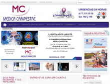 Tablet Screenshot of medicacampestre.com